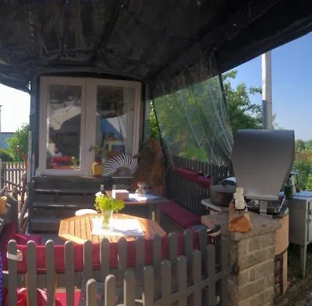 Tente de luxe Gaestehaus Natur Schlafstrandkorb Sternenfaenger *